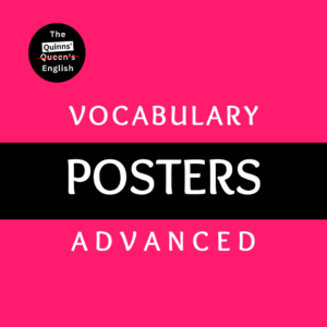 advanced vocabulary posters